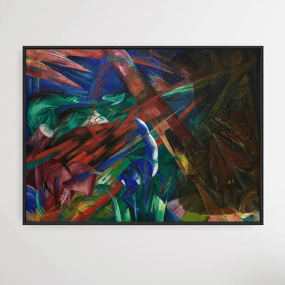 Animal fates (1913) by Franz Marc - I Heart Wall Art - Poster Print, Canvas Print or Framed Art Print