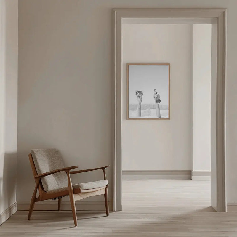 Aperol In Bed Grainy - Stretched Canvas, Poster or Fine Art Print I Heart Wall Art