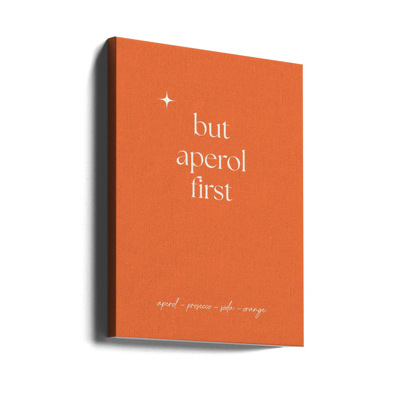 Aperol - Stretched Canvas, Poster or Fine Art Print I Heart Wall Art
