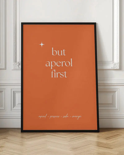 Aperol - Stretched Canvas, Poster or Fine Art Print I Heart Wall Art