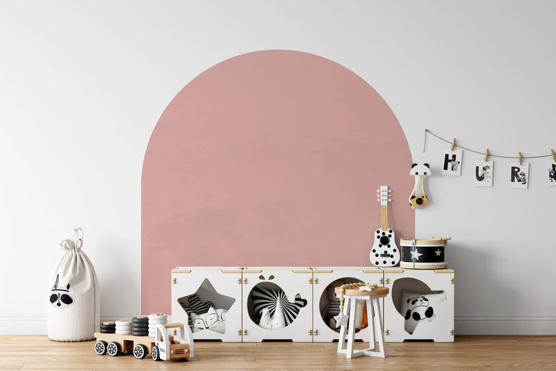 Arch Wallpaper Darker Pink - Peel and Stick Removable Wallpaper - I Heart Wall Art