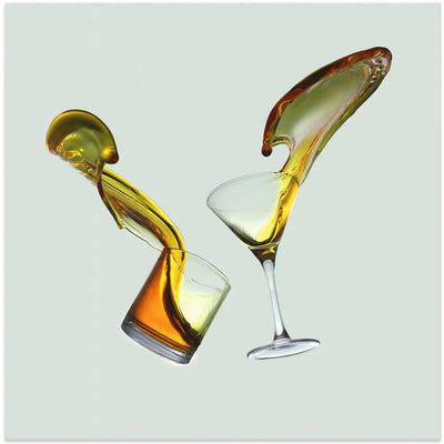 Argument - Square Stretched Canvas, Poster or Fine Art Print I Heart Wall Art