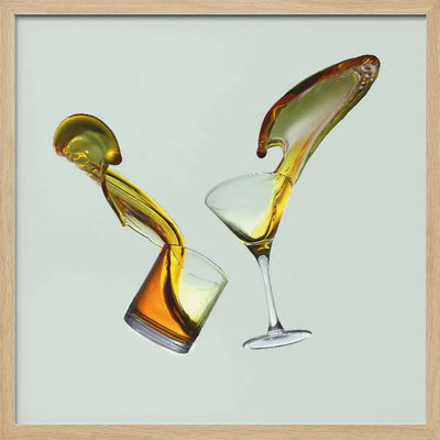 Argument - Square Stretched Canvas, Poster or Fine Art Print I Heart Wall Art