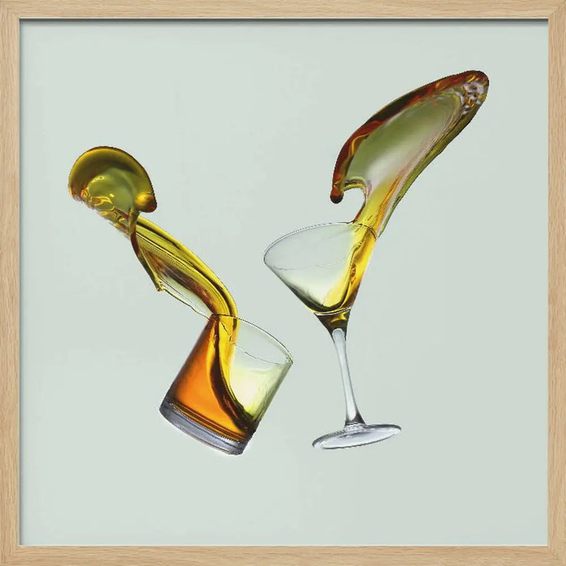 Argument - Square Stretched Canvas, Poster or Fine Art Print I Heart Wall Art