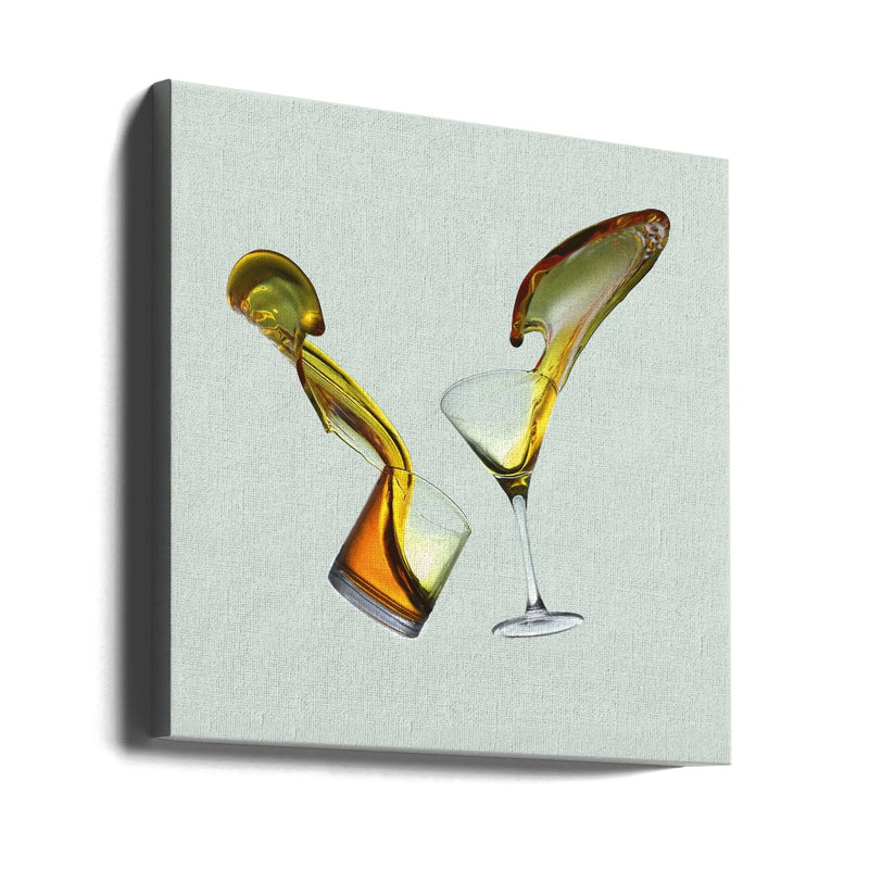 Argument - Square Stretched Canvas, Poster or Fine Art Print I Heart Wall Art