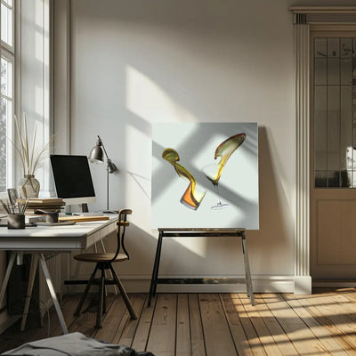 Argument - Square Stretched Canvas, Poster or Fine Art Print I Heart Wall Art