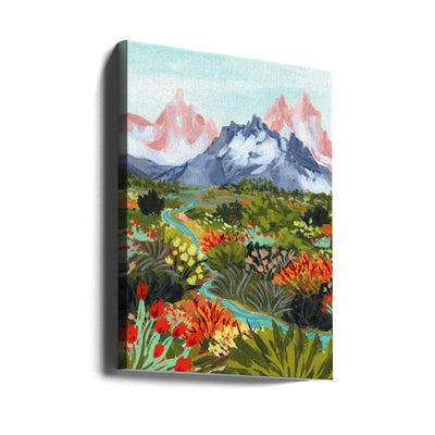 Autumn Mountains - Stretched Canvas, Poster or Fine Art Print I Heart Wall Art