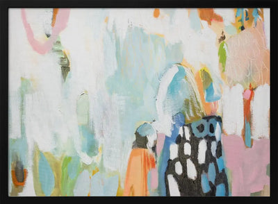 B W Abstract - Stretched Canvas, Poster or Fine Art Print I Heart Wall Art