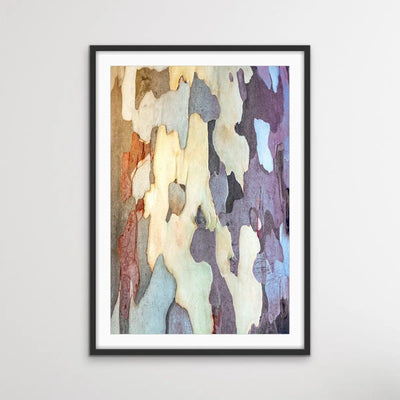 Bark In Lilac Tones - Eucalyptus Bark Photographic Print - I Heart Wall Art - Poster Print, Canvas Print or Framed Art Print