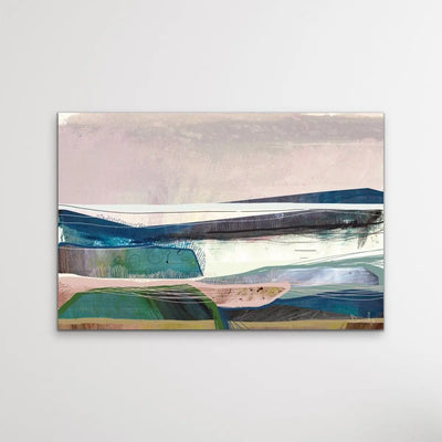 Bay - Abstract Landscape Print by Dan Hobday On Paper Or Canvas - I Heart Wall Art - Poster Print, Canvas Print or Framed Art Print