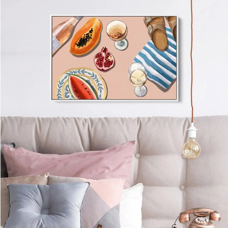 Beach Cleansing - Contemporary Still Life Art - Stretched Canvas Print or Framed Fine Art Print - Artwork - I Heart Wall Art - Poster Print, Canvas Print or Framed Art Print