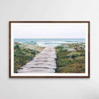 Beach Path - Photographic Beach Print on Canvas or Paper - I Heart Wall Art