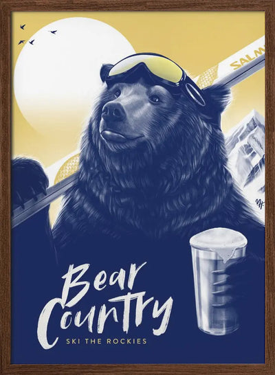 Bear Country 7200x9600 - Stretched Canvas, Poster or Fine Art Print I Heart Wall Art
