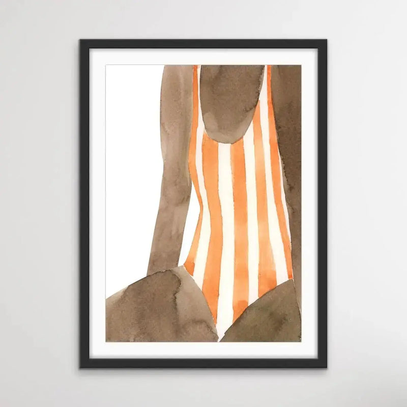 Becca Print 4 in Red - Watercolour Illustration Set - I Heart Wall Art - Poster Print, Canvas Print or Framed Art Print