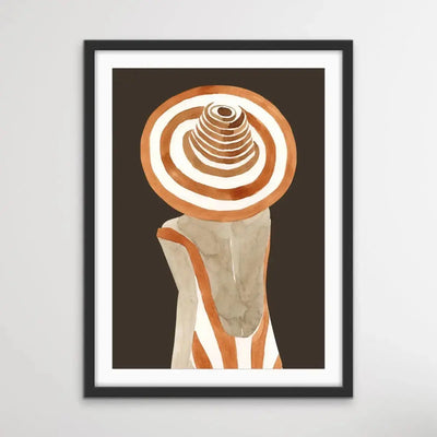 Becca Print 5 in Red - Watercolour Illustration Set - I Heart Wall Art - Poster Print, Canvas Print or Framed Art Print