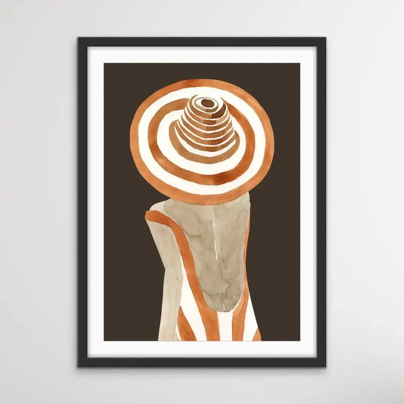 Becca Print 5 in Red - Watercolour Illustration Set - I Heart Wall Art - Poster Print, Canvas Print or Framed Art Print