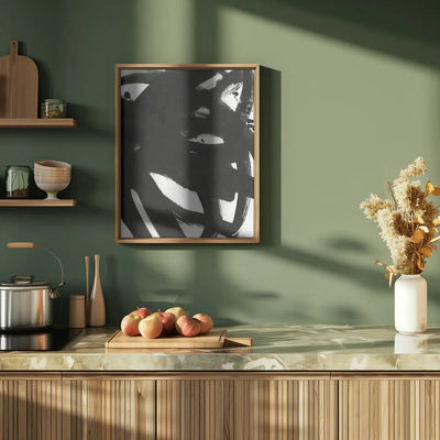 Black On White 1 - Stretched Canvas, Poster or Fine Art Print I Heart Wall Art