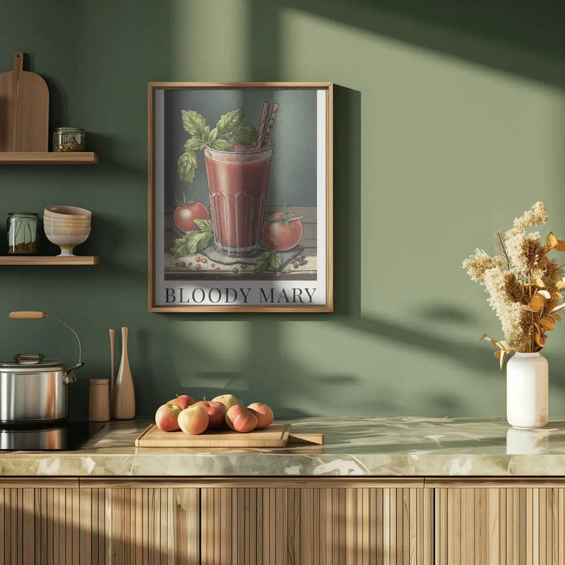 Bloody Mary - Stretched Canvas, Poster or Fine Art Print I Heart Wall Art