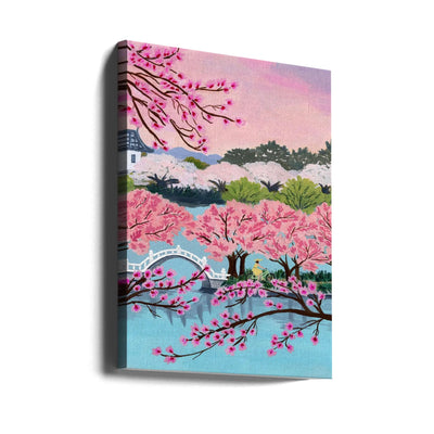 Blossom Ride - Stretched Canvas, Poster or Fine Art Print I Heart Wall Art