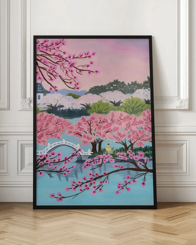 Blossom Ride - Stretched Canvas, Poster or Fine Art Print I Heart Wall Art
