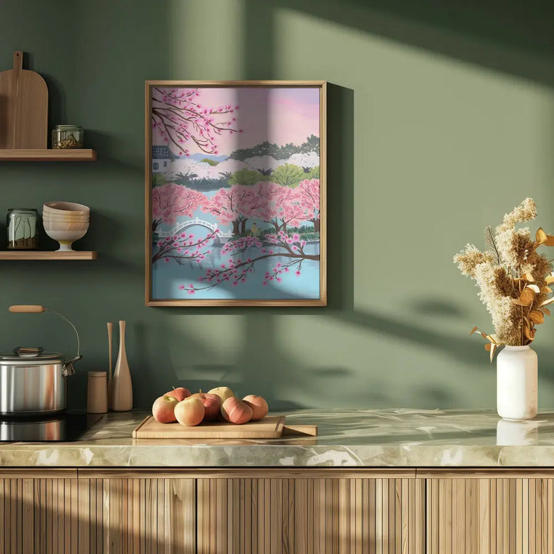 Blossom Ride - Stretched Canvas, Poster or Fine Art Print I Heart Wall Art