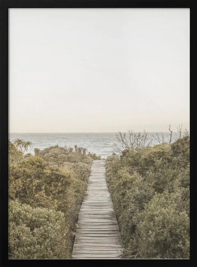 Boardwalk - Stretched Canvas, Poster or Fine Art Print I Heart Wall Art