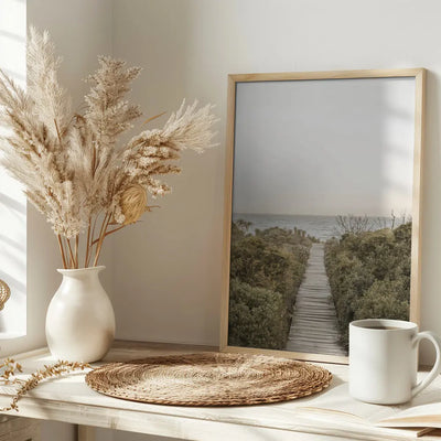 Boardwalk - Stretched Canvas, Poster or Fine Art Print I Heart Wall Art