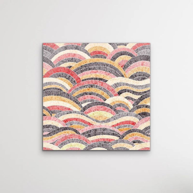 Bohemian Waves (Print Three )- Beautiful Bohemian Style Coloured Print - I Heart Wall Art - Poster Print, Canvas Print or Framed Art Print