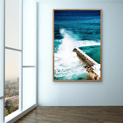 Bondi Icebergs Swimming Pool - Photographic Wall Art Print - I Heart Wall Art