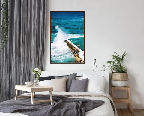 Bondi Beach IceBreakers Framed Canvas Wall Art