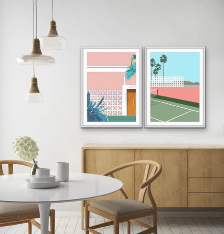 Breezeblocks two piece print set