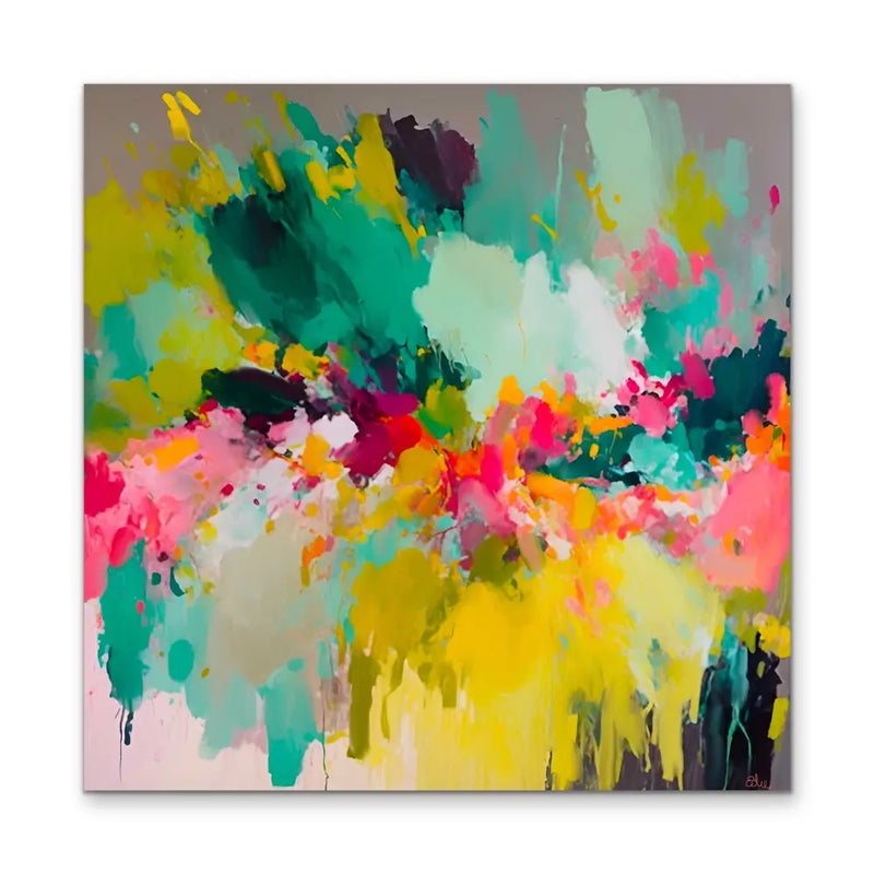 Bright Heart Edition One- Stretched Canvas Canvas Print or Framed Art Print I Heart Wall Art Australia