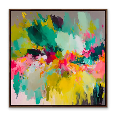 Bright Heart Edition One- Stretched Canvas Canvas Print or Framed Art Print I Heart Wall Art Australia