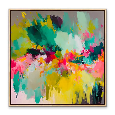 Bright Heart Edition One- Stretched Canvas Canvas Print or Framed Art Print I Heart Wall Art Australia