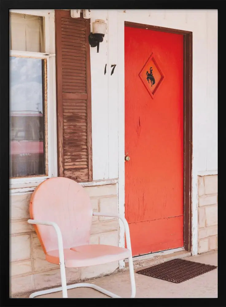 Buckaroo Motel III - Stretched Canvas, Poster or Fine Art Print I Heart Wall Art