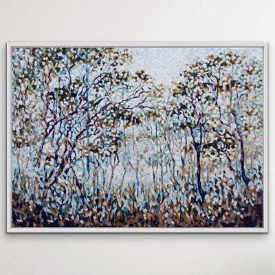 Bush Song - Original Abstract Australian Bush Nature Painting Stretched ...