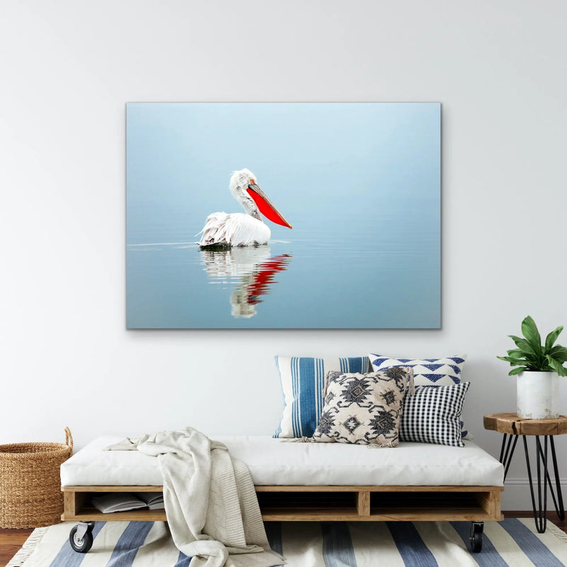 Calm Mornings - Pelican Ocean Coastal Hamptons Photographic Artwork I Heart Wall Art Australia 