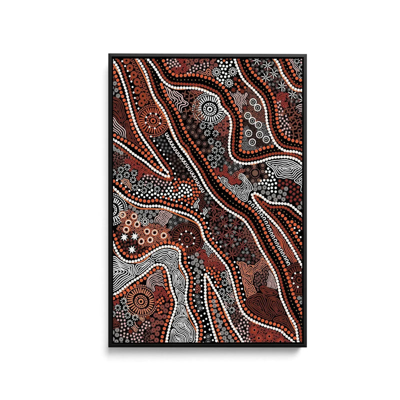 Canobie - Dry season Edition 5 by Leah Cummins - Stretched Canvas Print or Framed Fine Art Print - Artwork I Heart Wall Art Australia 