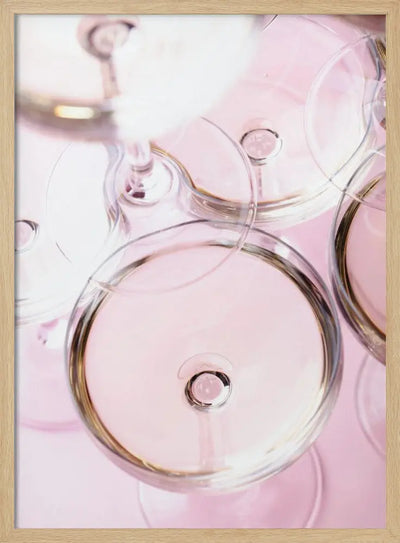 Champagne tower_2 - Stretched Canvas, Poster or Fine Art Print I Heart Wall Art