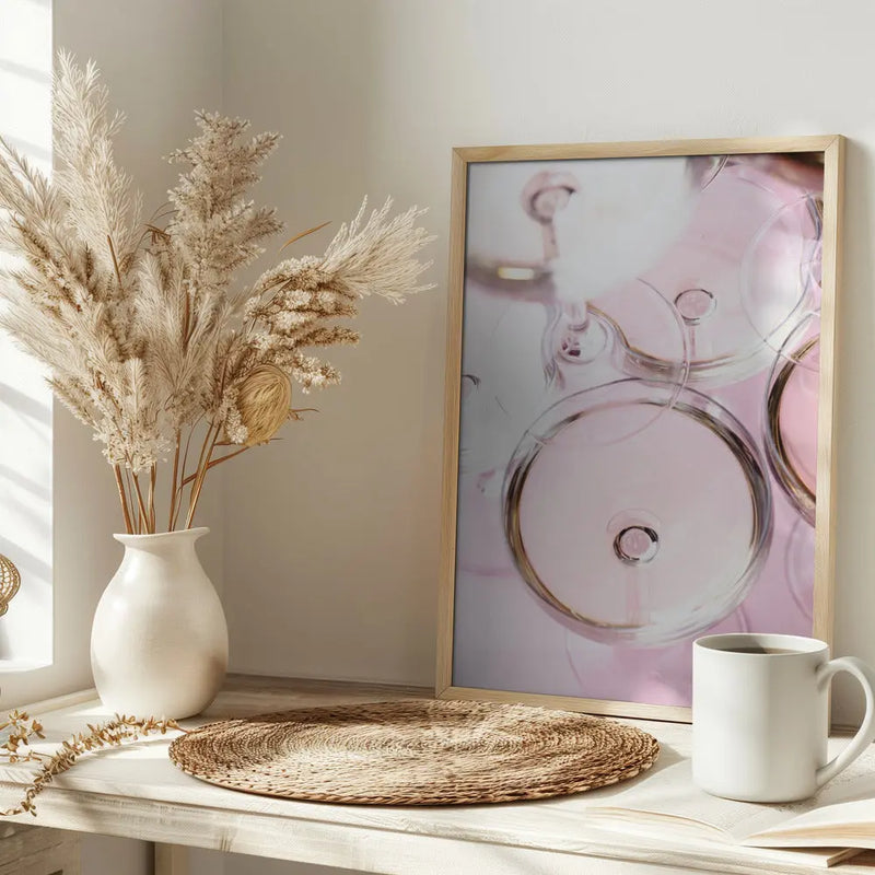 Champagne tower_2 - Stretched Canvas, Poster or Fine Art Print I Heart Wall Art