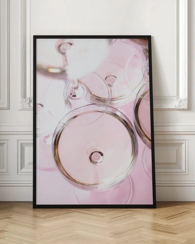 Champagne tower_2 - Stretched Canvas, Poster or Fine Art Print I Heart Wall Art