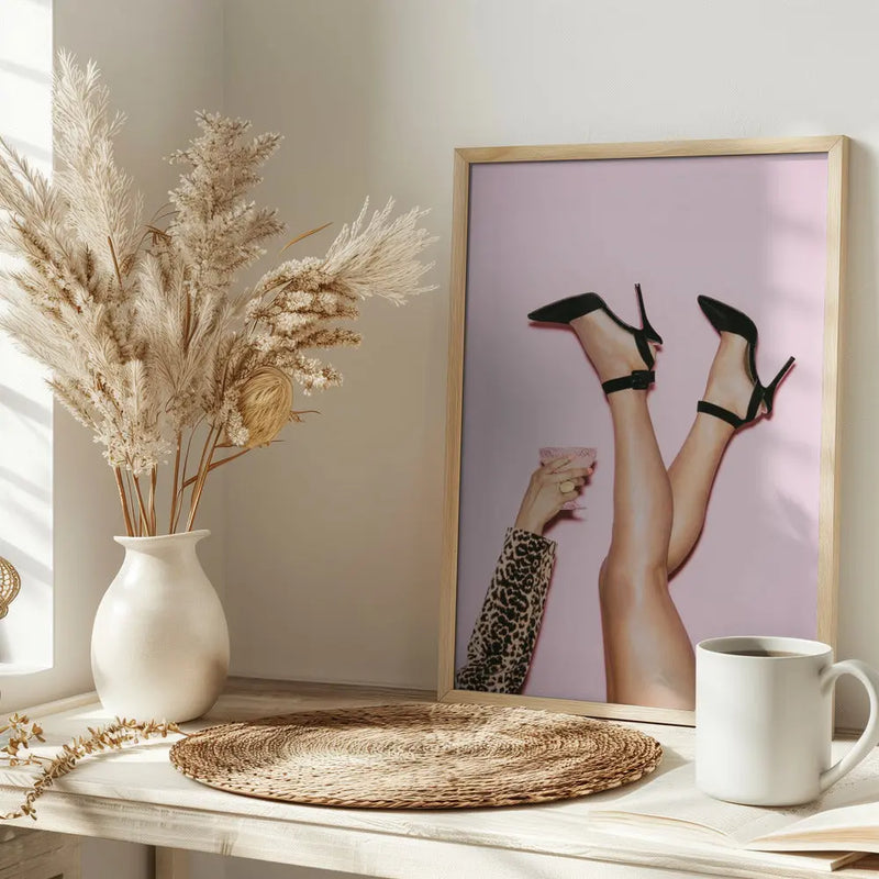 Cheers Leo - Stretched Canvas, Poster or Fine Art Print I Heart Wall Art