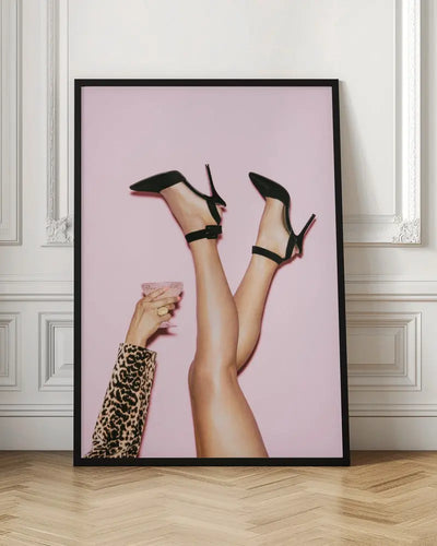 Cheers Leo - Stretched Canvas, Poster or Fine Art Print I Heart Wall Art
