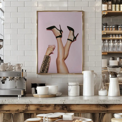 Cheers Leo - Stretched Canvas, Poster or Fine Art Print I Heart Wall Art