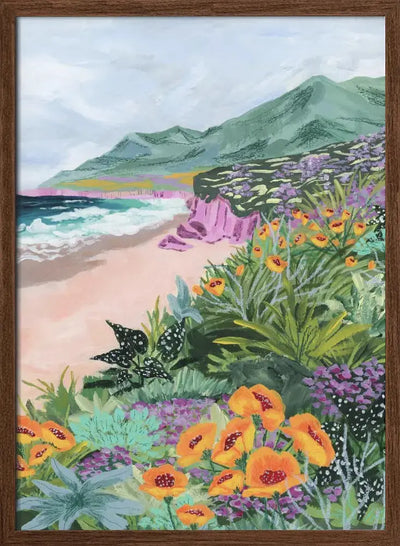 Coastal Bluffs - Stretched Canvas, Poster or Fine Art Print I Heart Wall Art