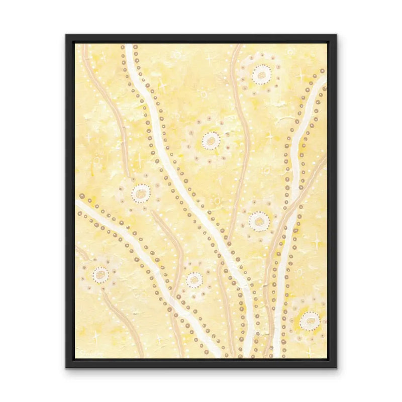 Cockatoo -  Aboriginal Art Print by Holly Stowers - Canvas or Fine Art Print - Dot Painting I Heart Wall Art Australia 