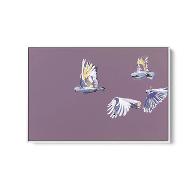 Cockatoo by Lucy Hawkins - Stretched Canvas Print or Framed Fine Art Print - Artwork I Heart Wall Art Australia 