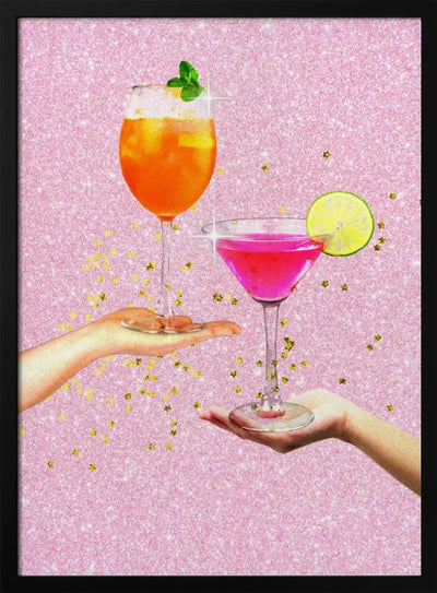 Cocktail Party - Stretched Canvas, Poster or Fine Art Print I Heart Wall Art