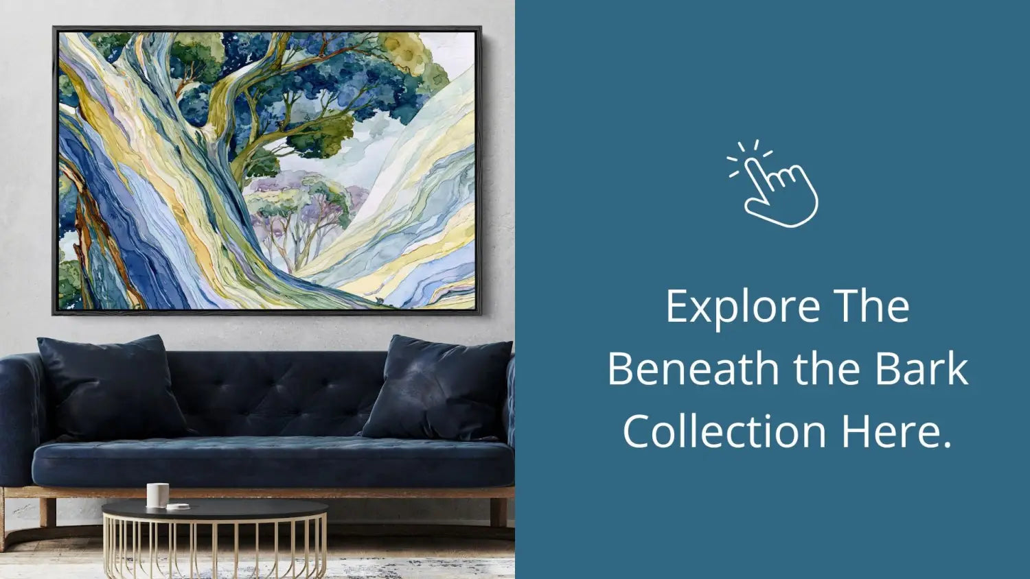 Leaf & Light I by IHeartStudio - Australian Eucalypt Bark Canvas Print