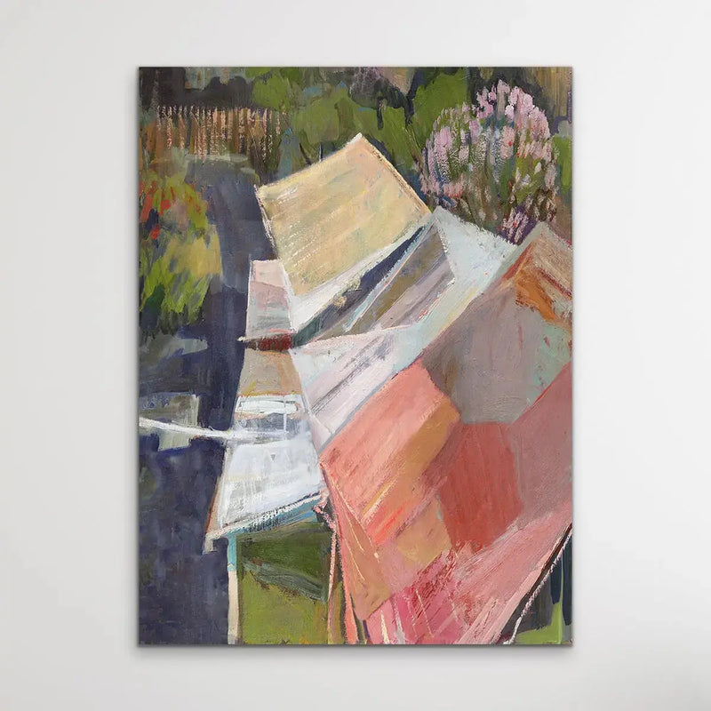 Country Town - Australian Country Landscape Print I Heart Wall Art Australia